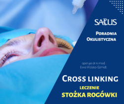 Grafika #0: Cross linking - leczenie stożka rogówki
